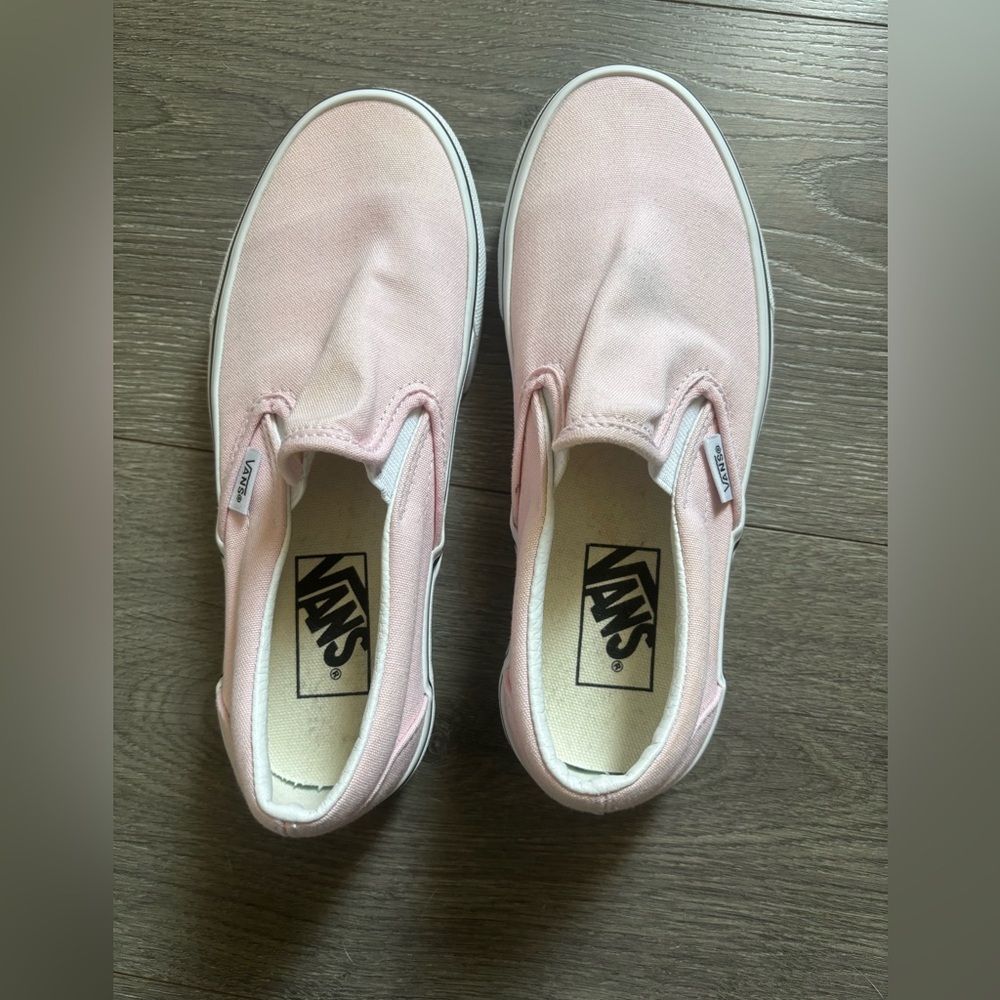 Vans Pink Slip-On Sneakers